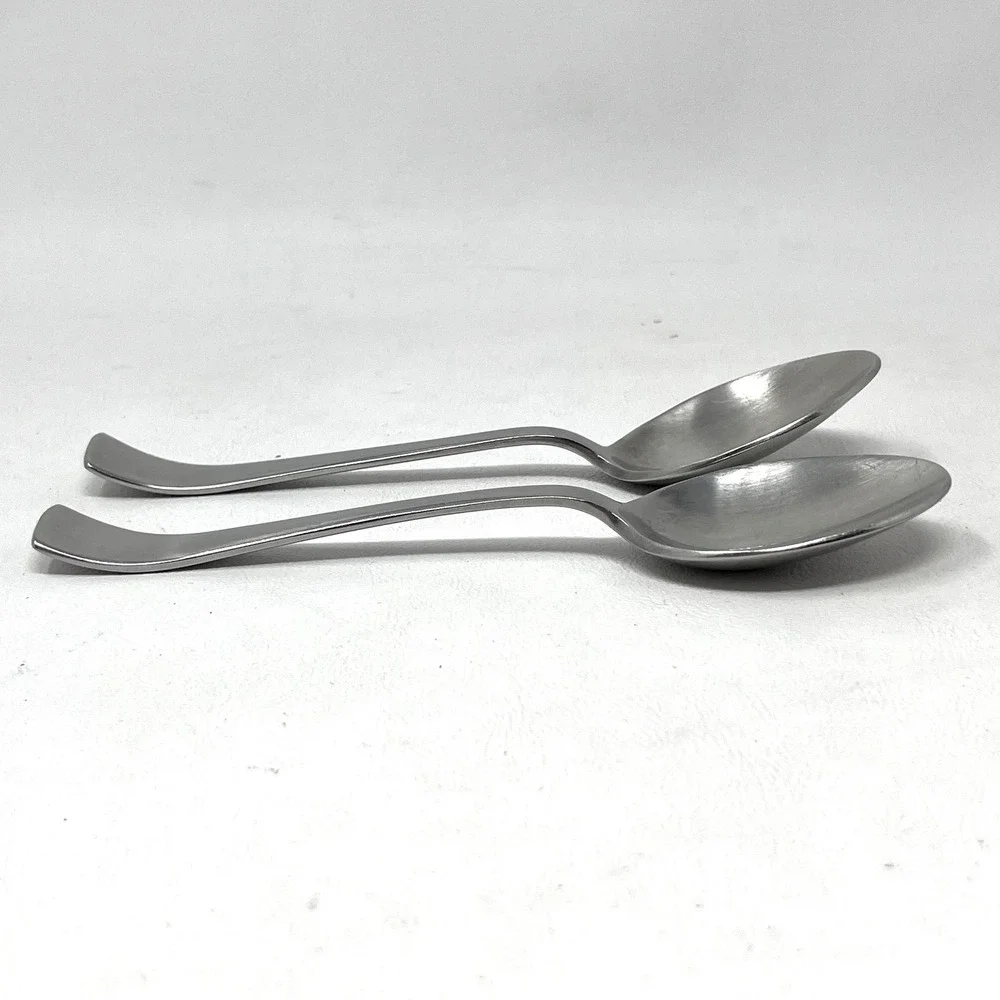 Dansk Café Blanc Stainless Knife Fork Spoon 6 Pc Set Dinner Soup Replacement